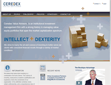 Tablet Screenshot of ceredexvalue.com